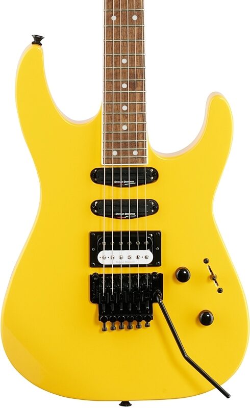 Jackson X Series Soloist SL1X Electric Guitar, Taxi Cab Yellow, Body Straight Front