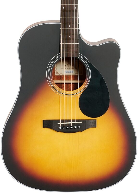 Kepma K3 Series D3-130 Acoustic Guitar, Sunburst Matte, Body Straight Front