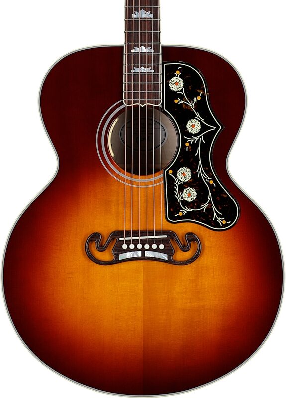Gibson SJ-200 Standard Maple Jumbo Acoustic-Electric Guitar (with Case), Autumnburst, Body Straight Front