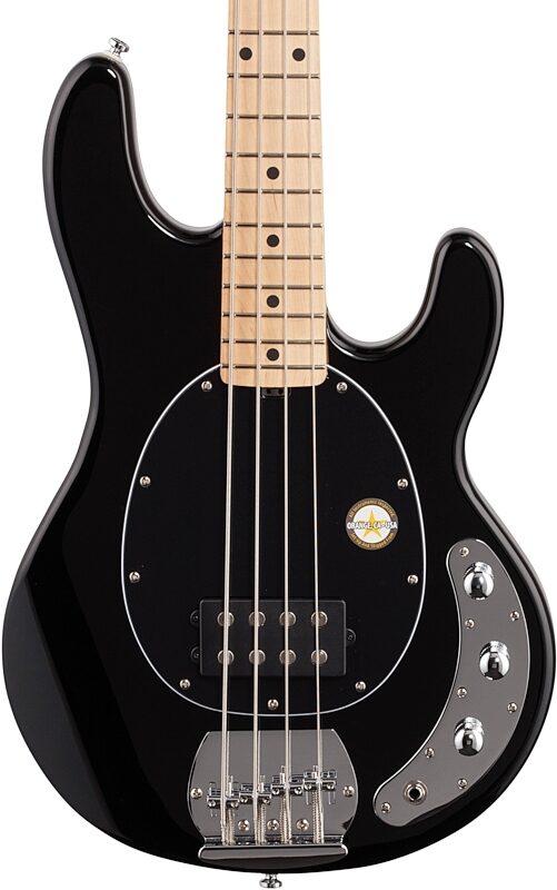 Sterling by Music Man StingRay Electric Bass, Black, Body Straight Front
