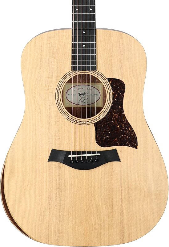 Taylor Academy 10 Dreadnought Acoustic Guitar, Natural, with Gig Bag, Body Straight Front