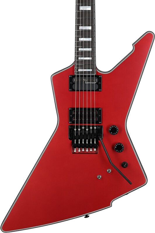 Schecter E-1 FR S Special Edition Electric Guitar, Satin Candy Apple Red, Body Straight Front