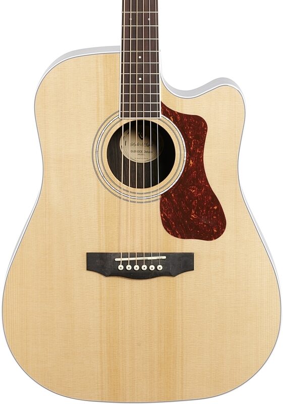 Guild D-260CE Deluxe Dreadnought Cutaway Acoustic-Electric Guitar, New, Body Straight Front