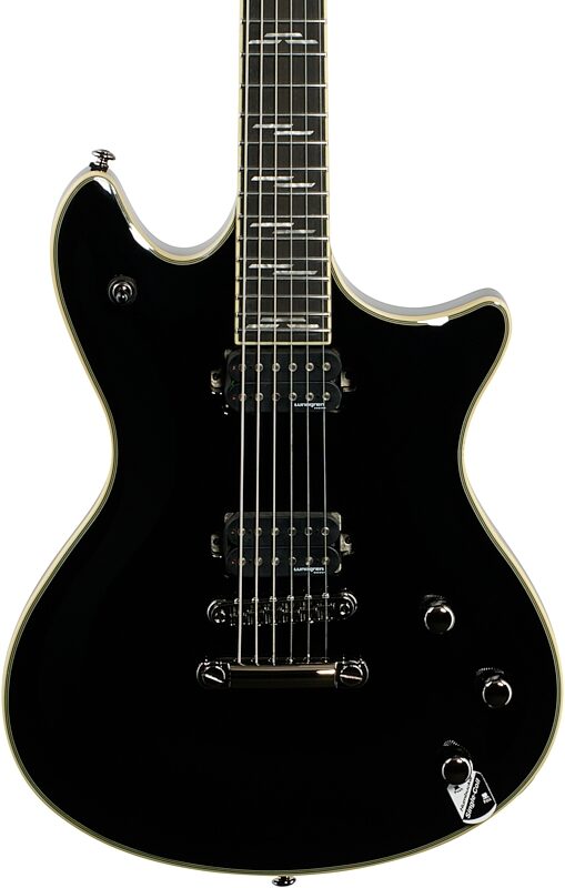 Schecter Tempest Electric Guitar, Blackjack, Body Straight Front