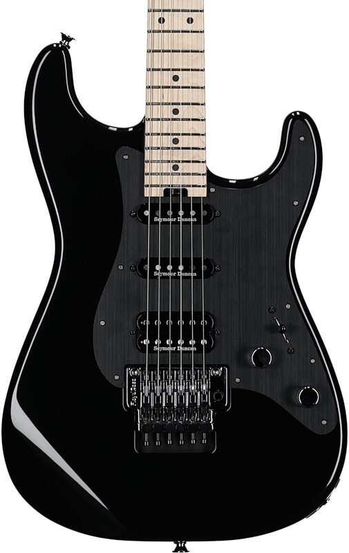 Charvel Pro-Mod So-Cal Style 1 HSS FR M Electric Guitar, Gloss Black, USED, Blemished, Body Straight Front