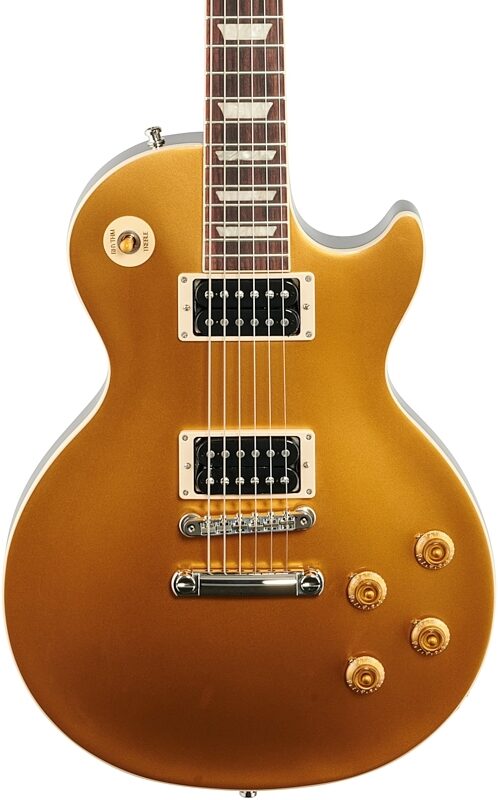 Gibson Slash Les Paul Standard Electric Guitar (with Case), Victoria Goldtop, Body Straight Front
