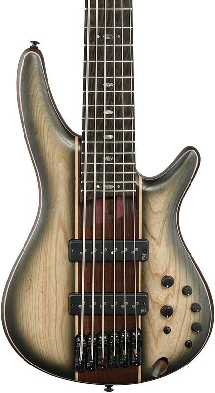 Ibanez Premium SR1346 Bass Guitar, 6-String (with Gig Bag), Dual Shadow Burst, Body Straight Front