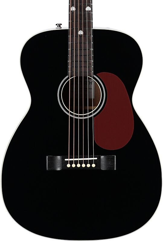 Gretsch Limited Edition Nick 13 Outlaw Heart Acoustic-Electric Guitar, Black, Body Straight Front