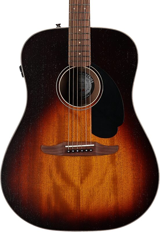 Fender Redondo Special Acoustic-Electric Guitar (with Gig Bag), Honey Burst, Body Straight Front