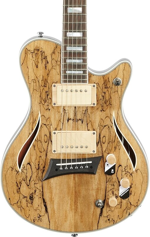 Michael Kelly Hybrid Special Electric Guitar, Pau Ferro Fingerboard, Spalted Maple, Body Straight Front