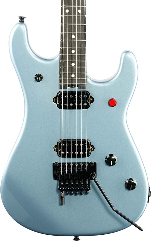 EVH Eddie Van Halen 5150 Series Standard Electric Guitar, Ice Blue Metallic, with Ebony Fingerboard, Body Straight Front
