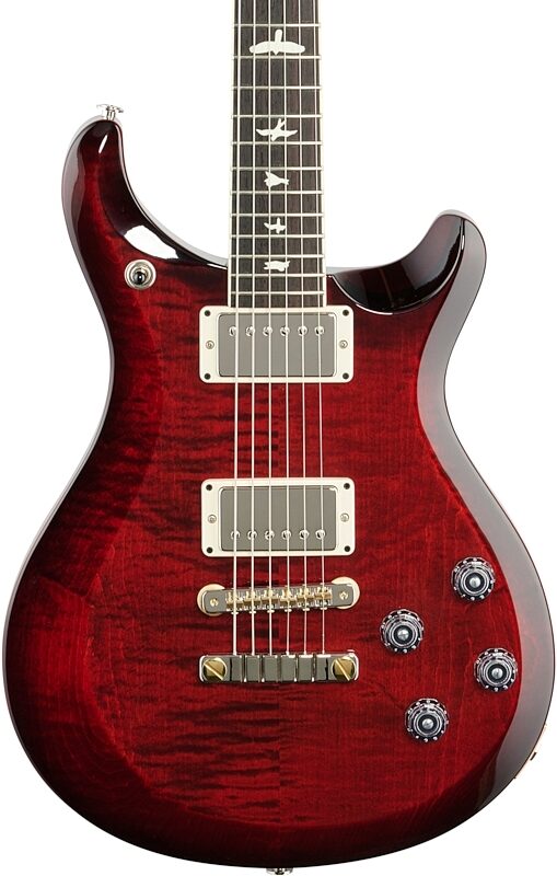 PRS Paul Reed Smith S2 McCarty 594 Electric Guitar (with Gig Bag), Fire Red Burst, Body Straight Front