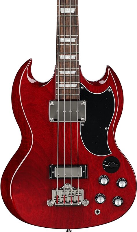 Epiphone EB-3 Electric Bass, Cherry, Body Straight Front