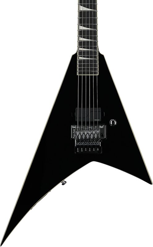 Jackson Limited Edition Pro Plus Pure Metal RR1A Rhoads Electric Guitar (with Gig Bag), Black, Body Straight Front