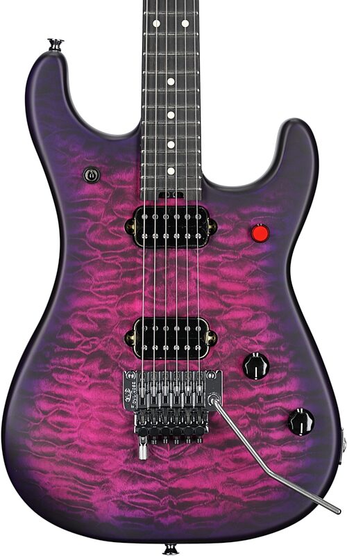 EVH Eddie Van Halen 5150 Series Deluxe Electric Guitar, Purple Daze, Body Straight Front