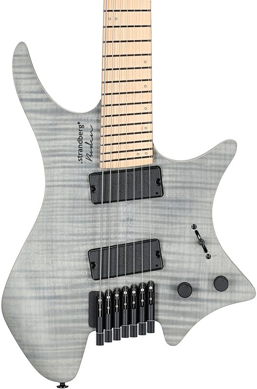 Strandberg Boden Standard NX 7 Electric Guitar, 7-String (with Gig Bag), Charcoal, Body Straight Front