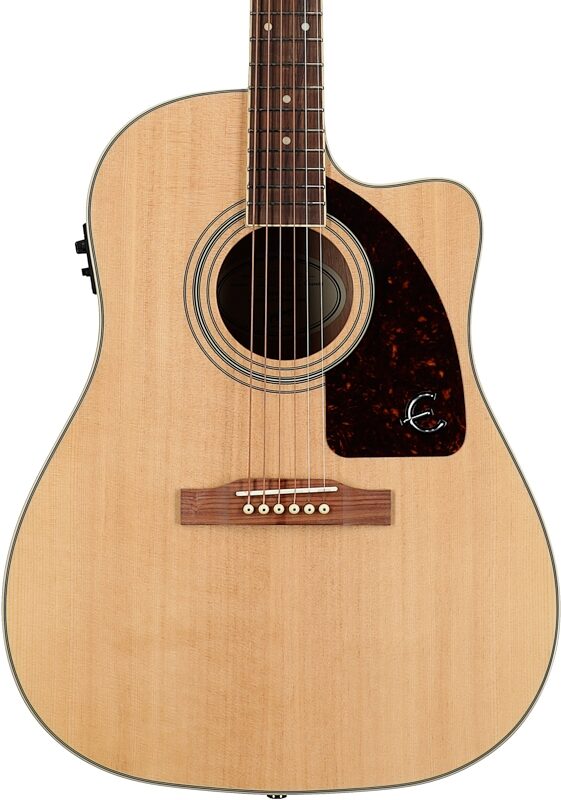 Epiphone J-45 EC Studio Acoustic-Electric Guitar, Natural, Blemished, Body Straight Front