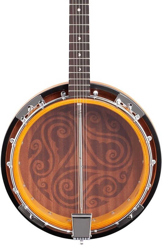 Luna Celtic Banjo, 5-String, New, Body Straight Front