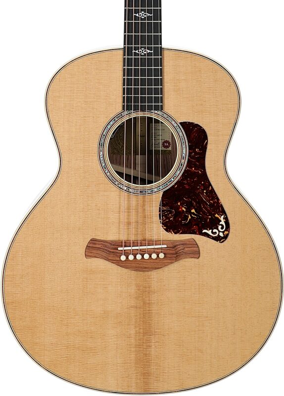 Taylor Gold Label 814e Super Auditorium Acoustic-Electric Guitar, Natural, Body Straight Front