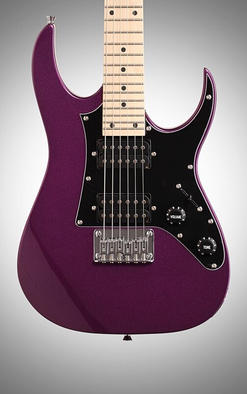 Ibanez GRGM21 GIO Mikro Electric Guitar, Metallic Purple, Body Straight Front