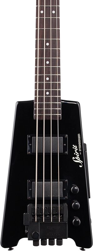 Steinberger Spirit XT-2DB Electric Bass with DB Tuner (and Gig Bag), Black, Body Straight Front