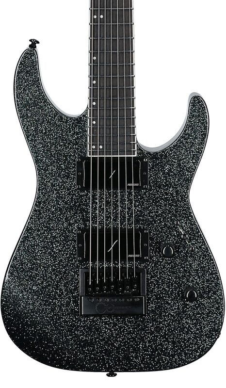 ESP LTD Deluxe M-1007 Baritone EverTune Electric Guitar, 7-String, Granite Sparkle, Body Straight Front