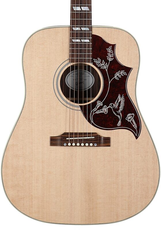 Gibson Hummingbird Studio Rosewood Acoustic-Electric Guitar (with Case), Satin Natural, Body Straight Front