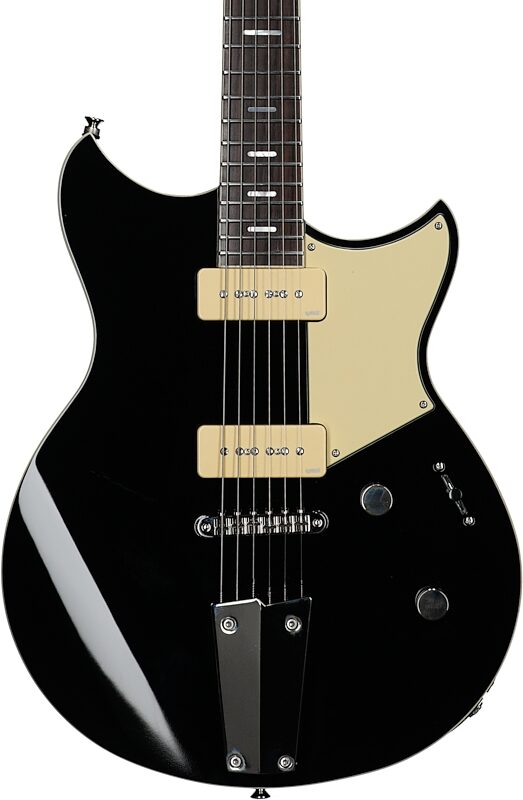 Yamaha Revstar Standard RSS02T Electric Guitar (with Gig Bag), Black, Body Straight Front