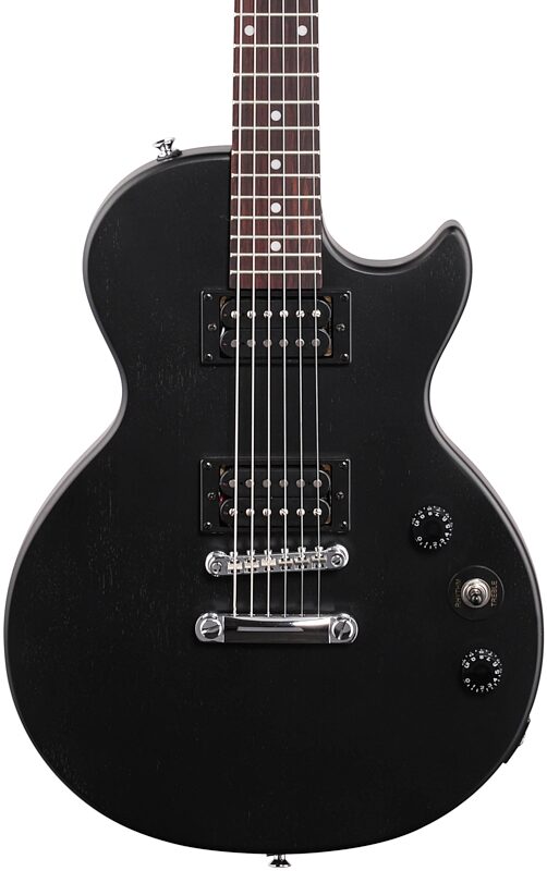 Epiphone Les Paul Special VE Electric Guitar, Vintage Ebony, Body Straight Front