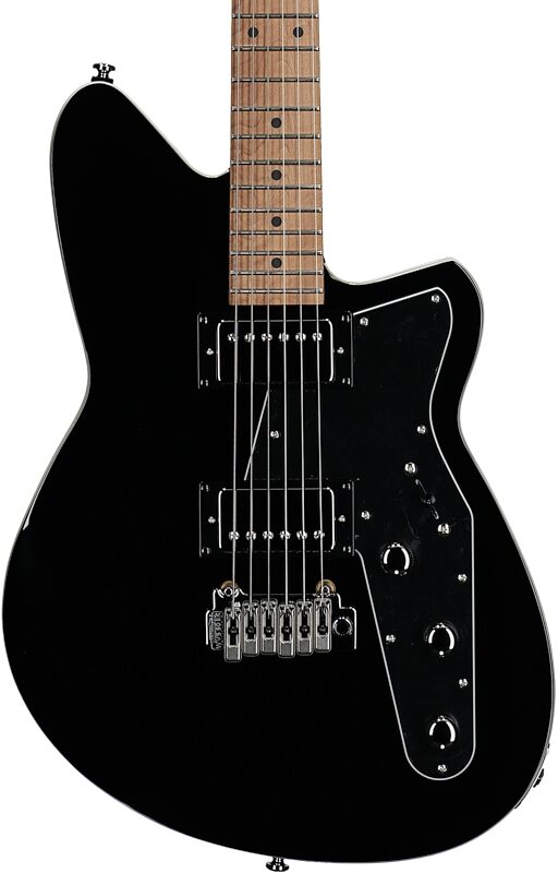 Reverend Jetstream HB Electric Guitar, Midnight Black, Open Box (Very Good), Body Straight Front