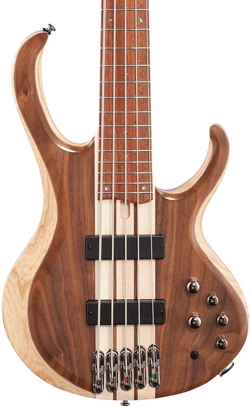 Ibanez BTB745 Electric Bass, 5-String, Natural Low Gloss, Body Straight Front