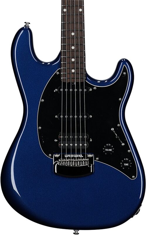 Ernie Ball Music Man Cutlass RS HSS Electric Guitar (with Case), Lakeside Blue, Body Straight Front