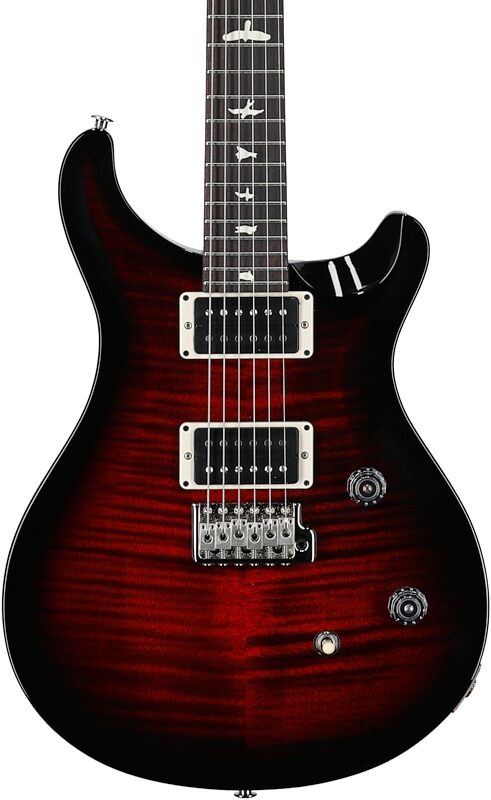 PRS Paul Reed Smith CE24 Electric Guitar (with Gig Bag), Fire Red Wraparound Smokeburst, Body Straight Front