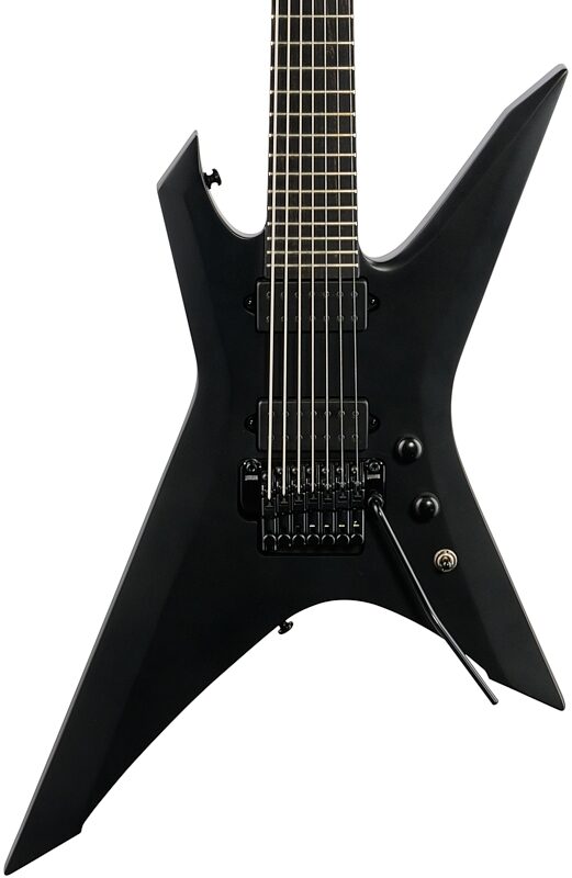 Ibanez XPTB720 Iron Label Xiphos Electric Guitar (with Gig Bag), Black Flat, Body Straight Front