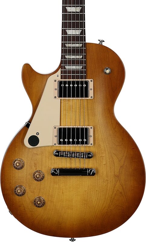 Gibson Les Paul Tribute Left-Handed Electric Guitar (with Soft Case), Satin Honeyburst, Body Straight Front