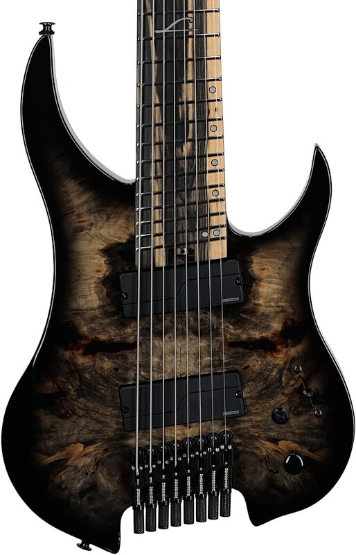 Legator Ghost G8FOD Multi-Scale Guitar (with Gig Bag), Jupiter Burst, Body Straight Front