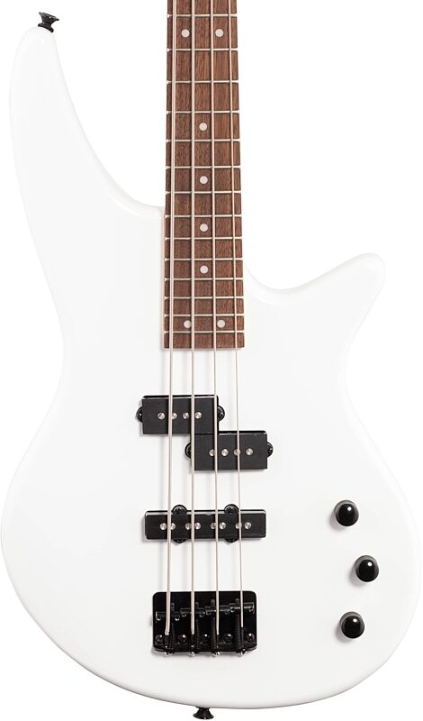 Jackson JS2 Spectra Electric Bass, Snow White, Body Straight Front