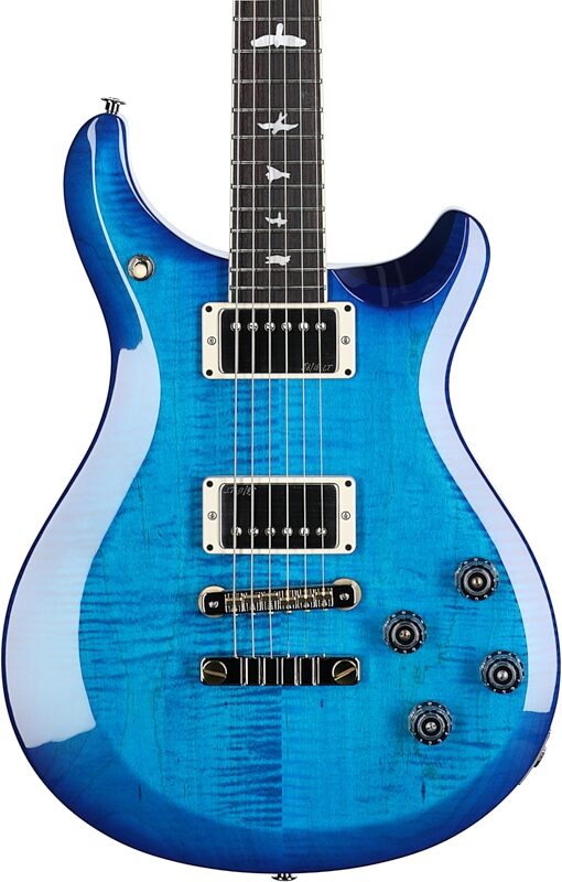 PRS Paul Reed Smith 10th Anniversary S2 McCarty 594 Electric Guitar (with Gig Bag), Lake Placid Blue, Body Straight Front