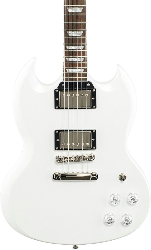 Epiphone SG Muse Electric Guitar, Pearl White Metallic, Body Straight Front