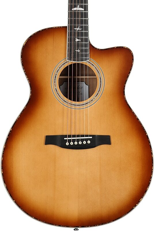 PRS Paul Reed Smith SE Angeles A40 Acoustic-Electric Guitar (with Case), Tobacco Sunburst, Body Straight Front