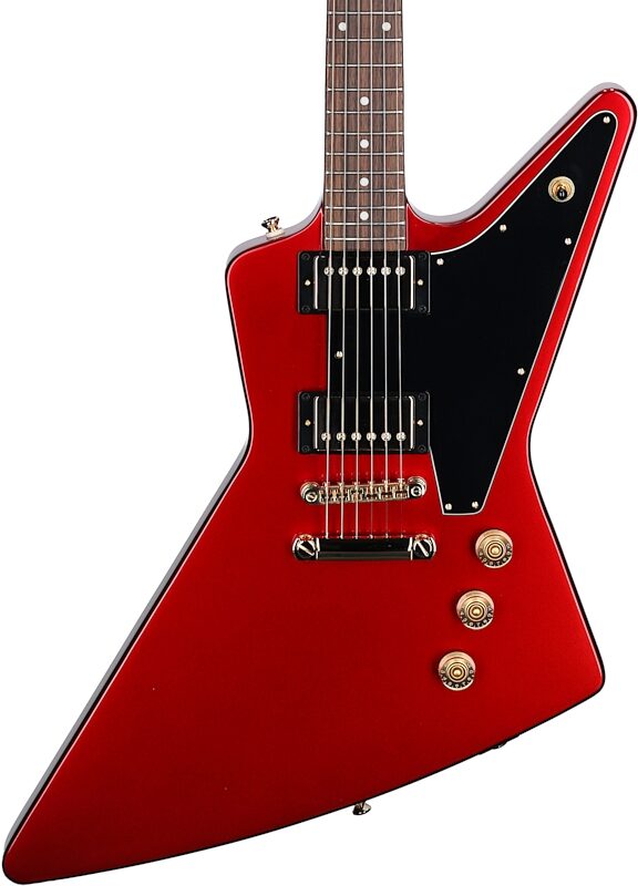 Epiphone Exclusive Explorer Electric Guitar, Ruby Red , Body Straight Front