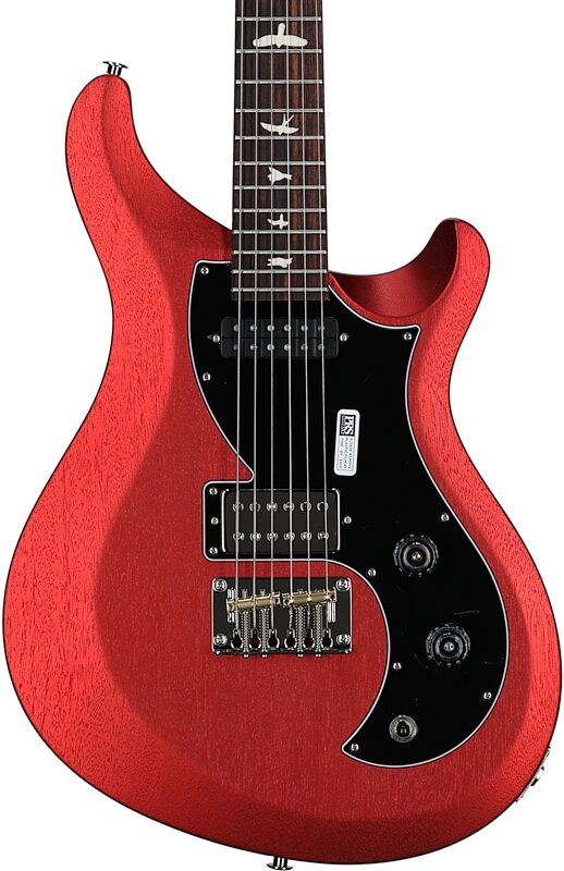 PRS Paul Reed Smith S2 Vela Satin Electric Guitar (with Gig Bag), Satin Red Apple Metallic, Body Straight Front