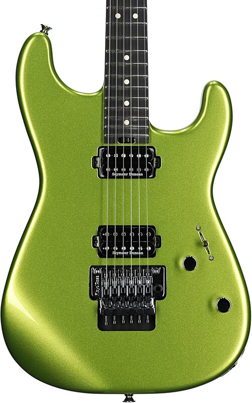 Charvel Pro-Mod San Dimas SD1 HH FR Electric Guitar, Lime Metallic, Body Straight Front