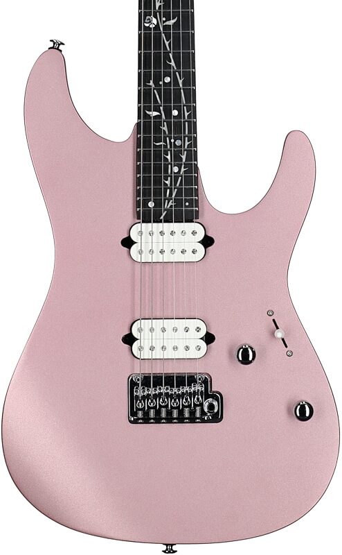 Ibanez TOD10 Tim Henson Electric Guitar (with Gig Bag), Metallic Mauve, Body Straight Front