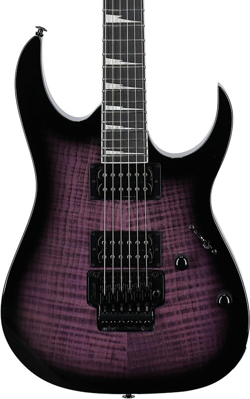 Ibanez GRG320FA GiO Electric Guitar, Transparent Violet Sunburst, Body Straight Front