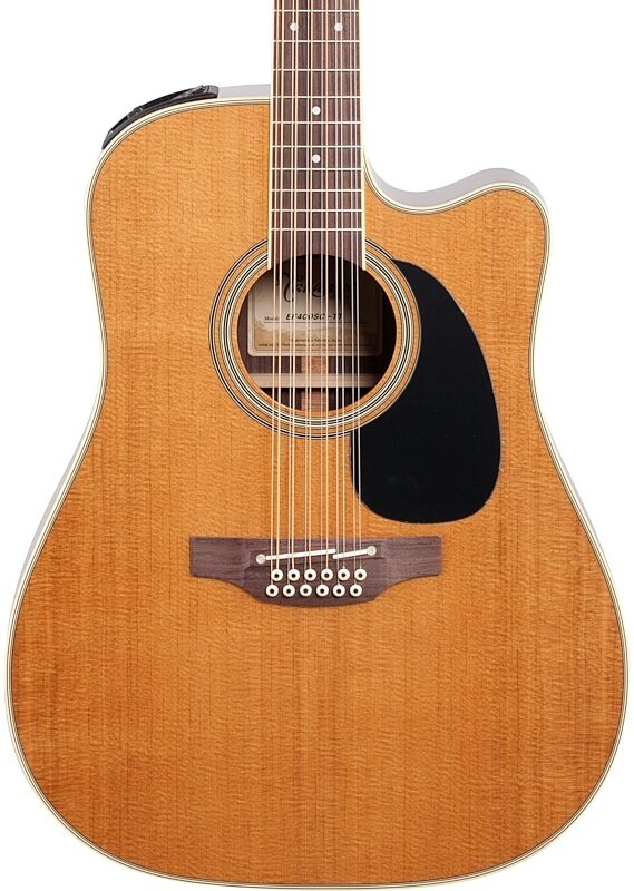 Takamine EF400SCTT Acoustic-Electric Guitar, 12-String (with Case), Natural, Body Straight Front