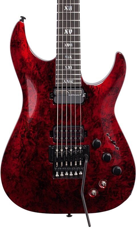 Schecter C1FRS Apocalypse Electric Guitar, Red Reign, Body Straight Front