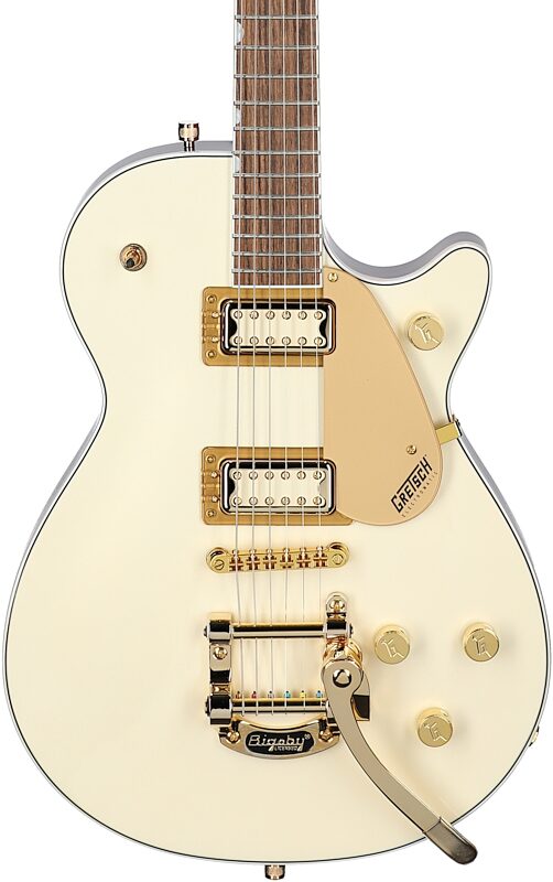 Gretsch Electromatic Pristine Limited Edition Jet Electric Guitar, White Gold, Body Straight Front