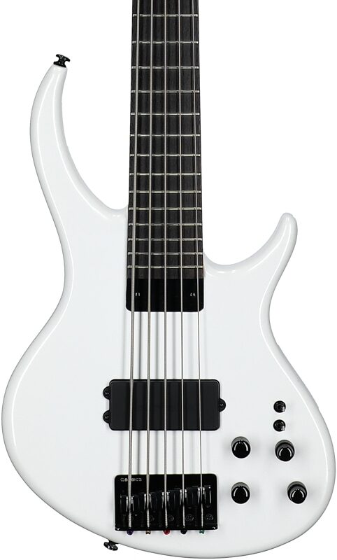 Tobias Growler V Electric Bass, 5-String (with Gig Bag), White Pearl, Body Straight Front