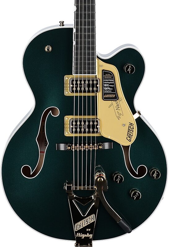 Gretsch Pro Collection Nashville Electric Guitar (with Case), Cadillac Green, Body Straight Front